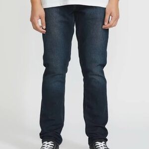 Volcom Men's Deep Indigo Straight Jeans NWT